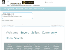 Tablet Screenshot of irvinejoshua.com